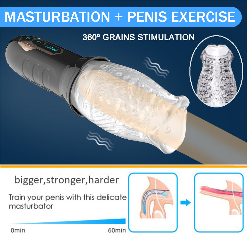 Automatic Rotation Sex Machines Male Masturbator Cup Silicone Vagina picture pic