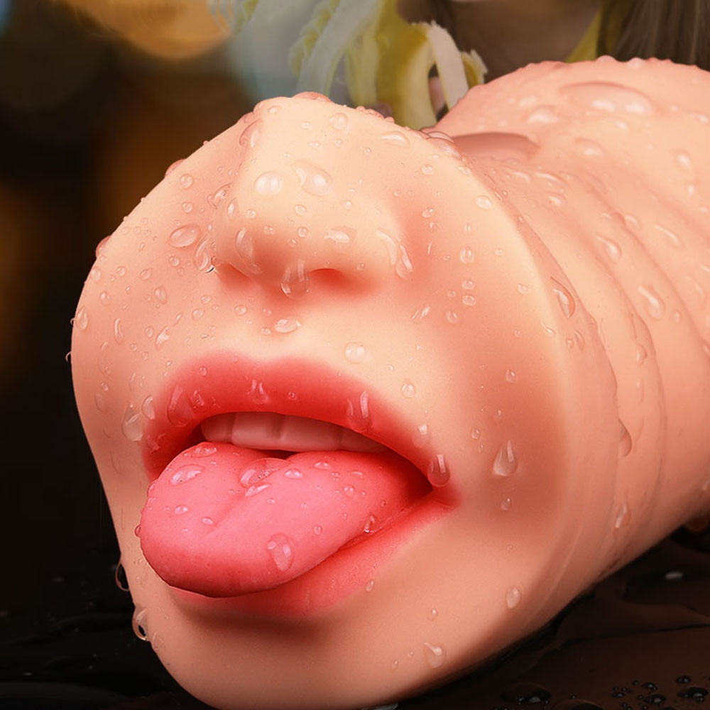 Realistic Vagina Sexy Mouth Real Pussy Sex Toys masturbator Artificial Vagina for Men